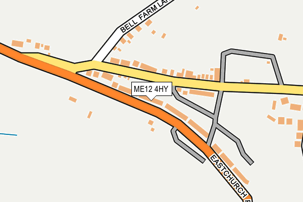 ME12 4HY map - OS OpenMap – Local (Ordnance Survey) ME12 4HY map - OS OpenMap – Local (Ordnance Survey)