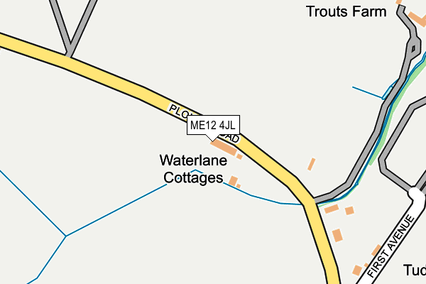 ME12 4JL map - OS OpenMap – Local (Ordnance Survey) ME12 4JL map - OS OpenMap – Local (Ordnance Survey)
