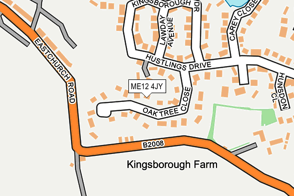 ME12 4JY map - OS OpenMap – Local (Ordnance Survey) ME12 4JY map - OS OpenMap – Local (Ordnance Survey)