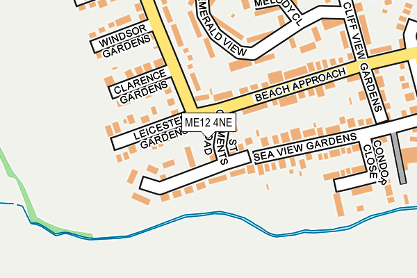 ME12 4NE map - OS OpenMap – Local (Ordnance Survey) ME12 4NE map - OS OpenMap – Local (Ordnance Survey)