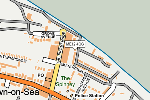 ME12 4QG map - OS OpenMap – Local (Ordnance Survey) ME12 4QG map - OS OpenMap – Local (Ordnance Survey)