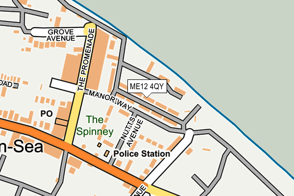 ME12 4QY map - OS OpenMap – Local (Ordnance Survey) ME12 4QY map - OS OpenMap – Local (Ordnance Survey)