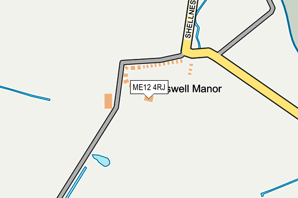 ME12 4RJ map - OS OpenMap – Local (Ordnance Survey) ME12 4RJ map - OS OpenMap – Local (Ordnance Survey)