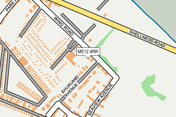 ME12 4RR map - OS OpenMap – Local (Ordnance Survey) ME12 4RR map - OS OpenMap – Local (Ordnance Survey)