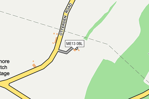 ME13 0BL map - OS OpenMap – Local (Ordnance Survey) ME13 0BL map - OS OpenMap – Local (Ordnance Survey)
