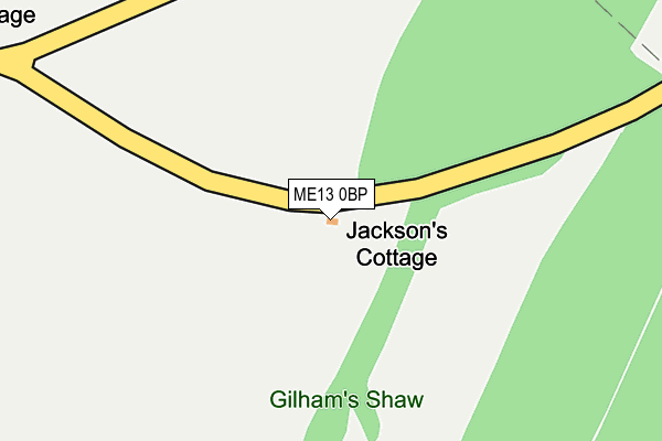 ME13 0BP map - OS OpenMap – Local (Ordnance Survey) ME13 0BP map - OS OpenMap – Local (Ordnance Survey)
