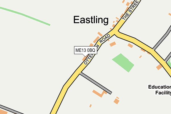 ME13 0BQ map - OS OpenMap – Local (Ordnance Survey) ME13 0BQ map - OS OpenMap – Local (Ordnance Survey)