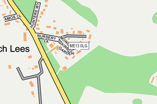 ME13 0LG map - OS OpenMap – Local (Ordnance Survey) ME13 0LG map - OS OpenMap – Local (Ordnance Survey)