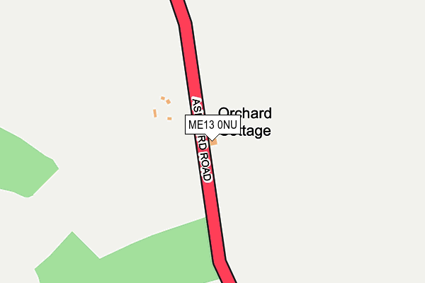 ME13 0NU map - OS OpenMap – Local (Ordnance Survey)