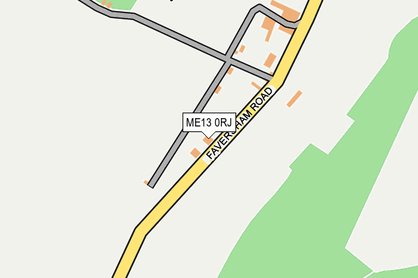ME13 0RJ map - OS OpenMap – Local (Ordnance Survey)