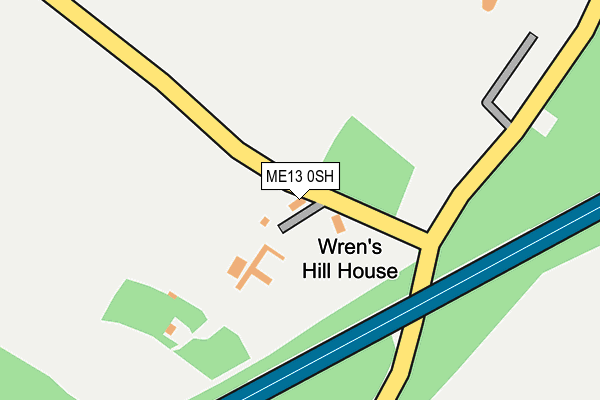 ME13 0SH map - OS OpenMap – Local (Ordnance Survey) ME13 0SH map - OS OpenMap – Local (Ordnance Survey)