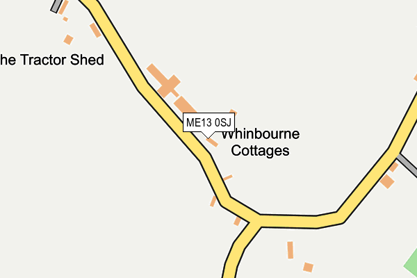 ME13 0SJ map - OS OpenMap – Local (Ordnance Survey) ME13 0SJ map - OS OpenMap – Local (Ordnance Survey)