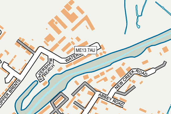 ME13 7AU map - OS OpenMap – Local (Ordnance Survey) ME13 7AU map - OS OpenMap – Local (Ordnance Survey)