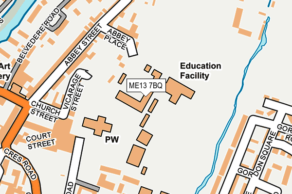 ME13 7BQ map - OS OpenMap – Local (Ordnance Survey)