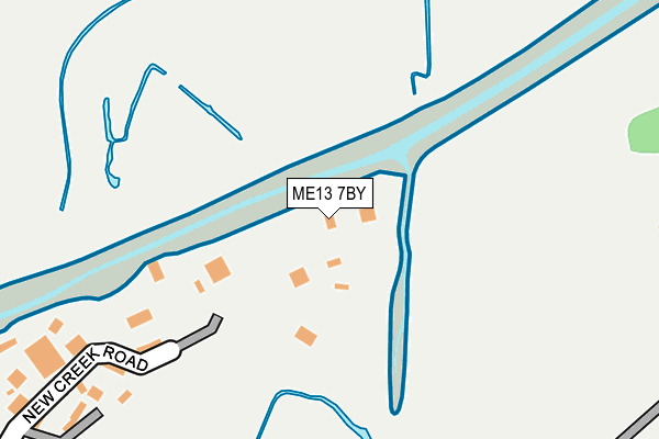 ME13 7BY map - OS OpenMap – Local (Ordnance Survey) ME13 7BY map - OS OpenMap – Local (Ordnance Survey)