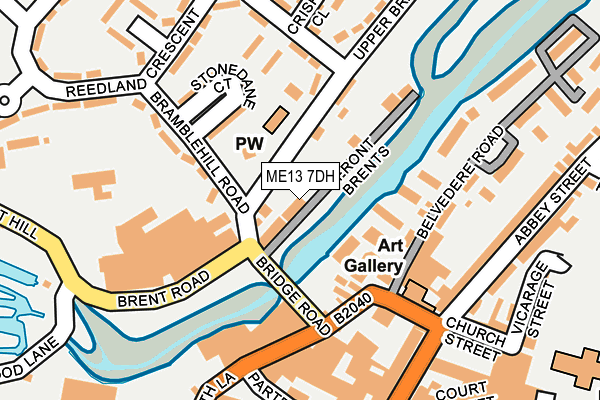 ME13 7DH map - OS OpenMap – Local (Ordnance Survey) ME13 7DH map - OS OpenMap – Local (Ordnance Survey)