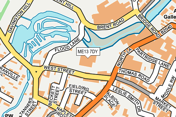 ME13 7DY map - OS OpenMap – Local (Ordnance Survey) ME13 7DY map - OS OpenMap – Local (Ordnance Survey)