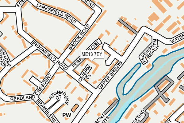 ME13 7EY map - OS OpenMap – Local (Ordnance Survey) ME13 7EY map - OS OpenMap – Local (Ordnance Survey)
