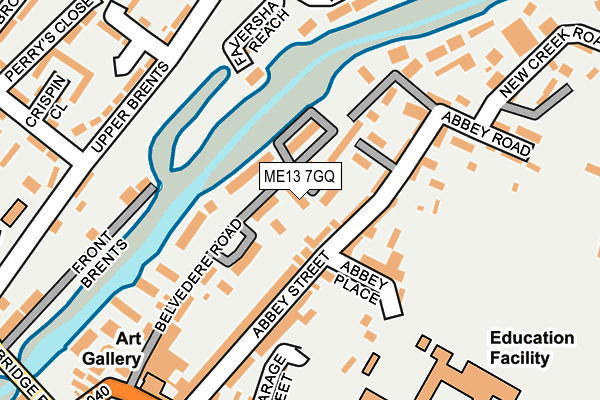 ME13 7GQ map - OS OpenMap – Local (Ordnance Survey) ME13 7GQ map - OS OpenMap – Local (Ordnance Survey)