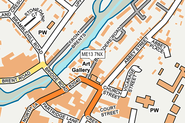 ME13 7NX map - OS OpenMap – Local (Ordnance Survey) ME13 7NX map - OS OpenMap – Local (Ordnance Survey)