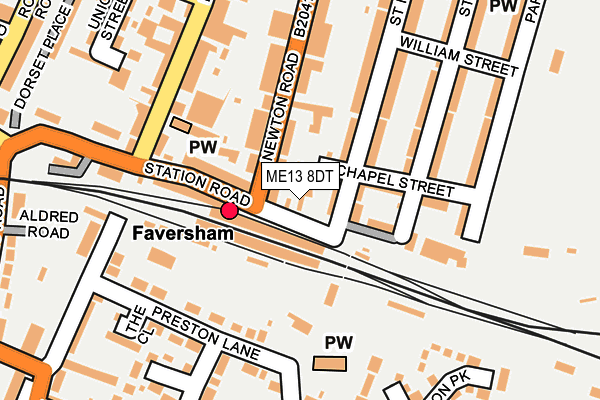 ME13 8DT map - OS OpenMap – Local (Ordnance Survey) ME13 8DT map - OS OpenMap – Local (Ordnance Survey)