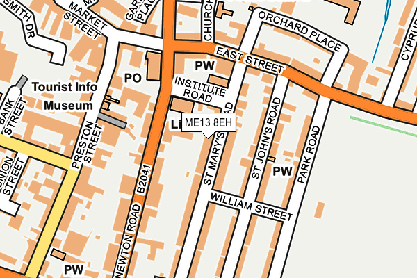 ME13 8EH map - OS OpenMap – Local (Ordnance Survey) ME13 8EH map - OS OpenMap – Local (Ordnance Survey)