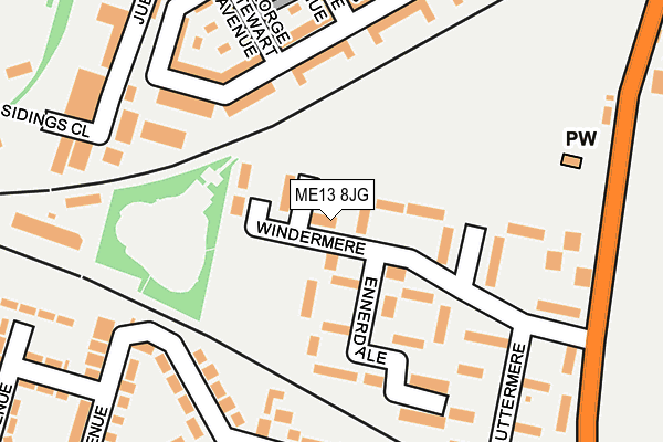 ME13 8JG map - OS OpenMap – Local (Ordnance Survey) ME13 8JG map - OS OpenMap – Local (Ordnance Survey)