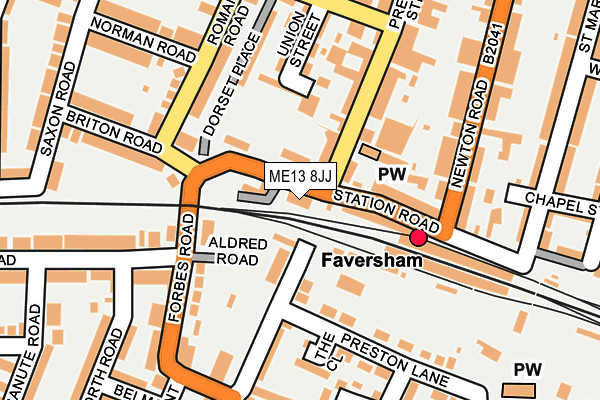 ME13 8JJ map - OS OpenMap – Local (Ordnance Survey) ME13 8JJ map - OS OpenMap – Local (Ordnance Survey)