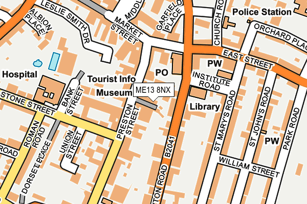 ME13 8NX map - OS OpenMap – Local (Ordnance Survey) ME13 8NX map - OS OpenMap – Local (Ordnance Survey)