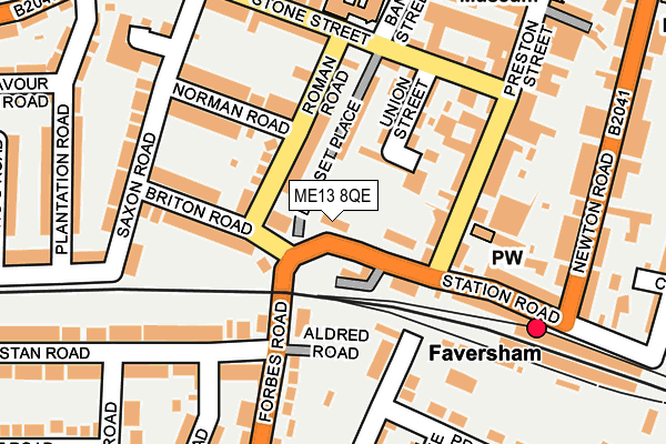 ME13 8QE map - OS OpenMap – Local (Ordnance Survey) ME13 8QE map - OS OpenMap – Local (Ordnance Survey)