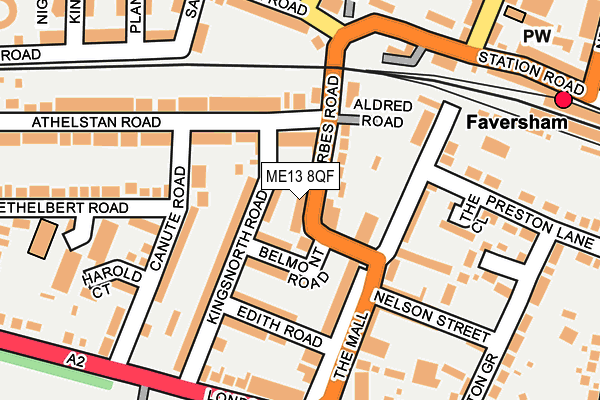 ME13 8QF map - OS OpenMap – Local (Ordnance Survey) ME13 8QF map - OS OpenMap – Local (Ordnance Survey)