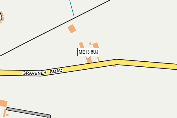 ME13 8UJ map - OS OpenMap – Local (Ordnance Survey) ME13 8UJ map - OS OpenMap – Local (Ordnance Survey)