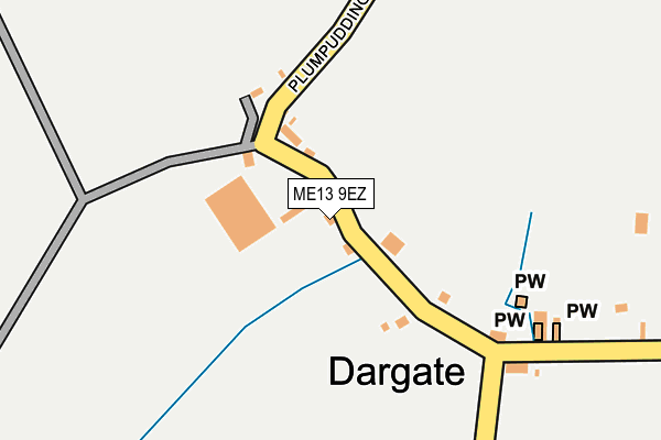 ME13 9EZ map - OS OpenMap – Local (Ordnance Survey) ME13 9EZ map - OS OpenMap – Local (Ordnance Survey)