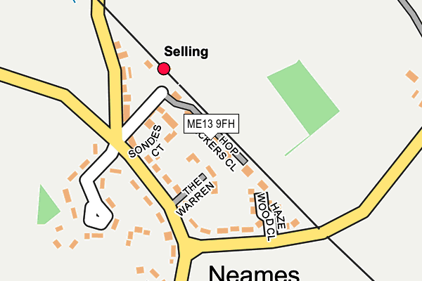 ME13 9FH map - OS OpenMap – Local (Ordnance Survey) ME13 9FH map - OS OpenMap – Local (Ordnance Survey)