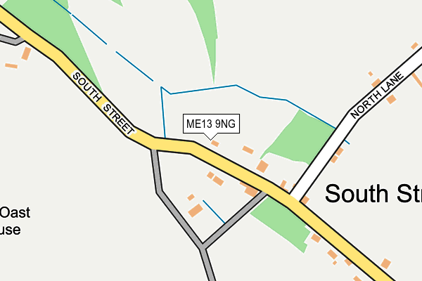 ME13 9NG map - OS OpenMap – Local (Ordnance Survey) ME13 9NG map - OS OpenMap – Local (Ordnance Survey)