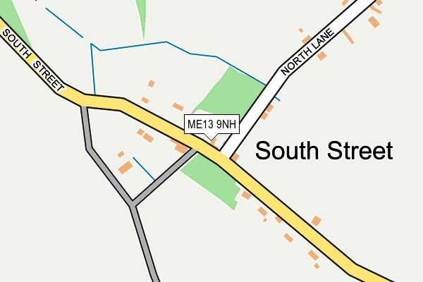 ME13 9NH map - OS OpenMap – Local (Ordnance Survey) ME13 9NH map - OS OpenMap – Local (Ordnance Survey)