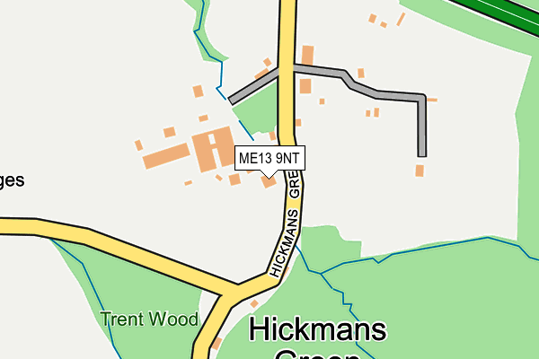 ME13 9NT map - OS OpenMap – Local (Ordnance Survey) ME13 9NT map - OS OpenMap – Local (Ordnance Survey)