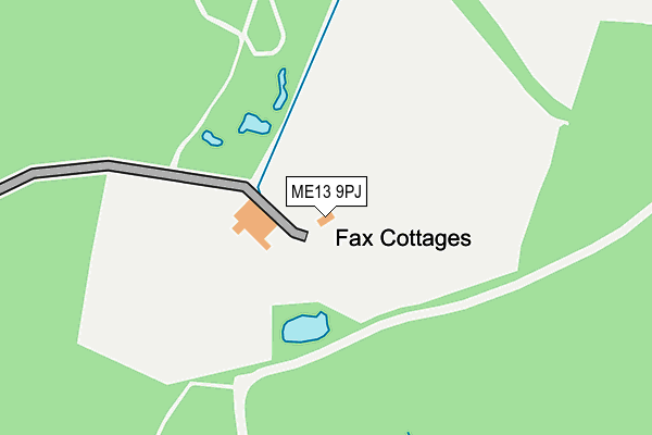 ME13 9PJ map - OS OpenMap – Local (Ordnance Survey) ME13 9PJ map - OS OpenMap – Local (Ordnance Survey)