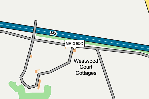 ME13 9QD map - OS OpenMap – Local (Ordnance Survey) ME13 9QD map - OS OpenMap – Local (Ordnance Survey)