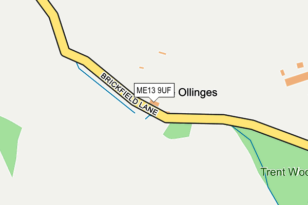 ME13 9UF map - OS OpenMap – Local (Ordnance Survey) ME13 9UF map - OS OpenMap – Local (Ordnance Survey)