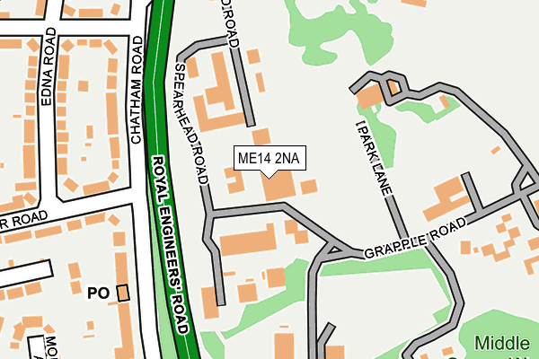 ME14 2NA map - OS OpenMap – Local (Ordnance Survey) ME14 2NA map - OS OpenMap – Local (Ordnance Survey)