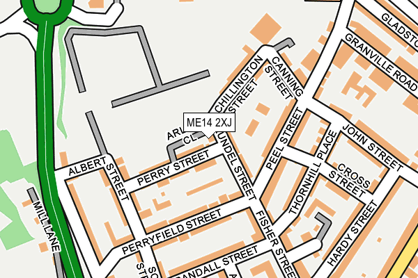 ME14 2XJ map - OS OpenMap – Local (Ordnance Survey) ME14 2XJ map - OS OpenMap – Local (Ordnance Survey)