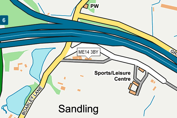 ME14 3BY map - OS OpenMap – Local (Ordnance Survey) ME14 3BY map - OS OpenMap – Local (Ordnance Survey)