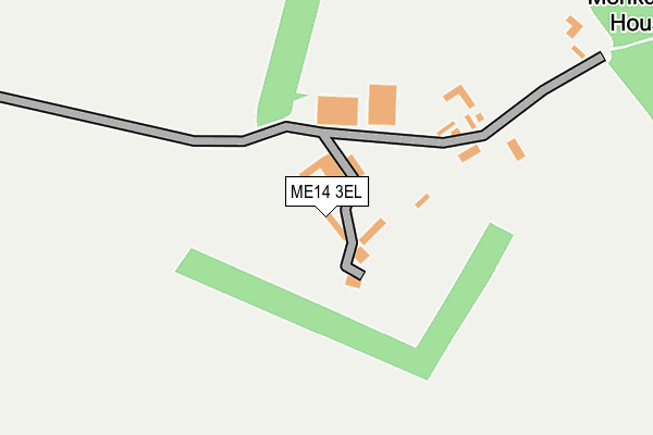 ME14 3EL map - OS OpenMap – Local (Ordnance Survey) ME14 3EL map - OS OpenMap – Local (Ordnance Survey)