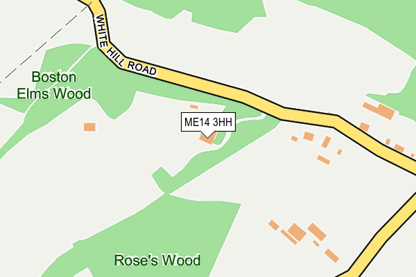 ME14 3HH map - OS OpenMap – Local (Ordnance Survey) ME14 3HH map - OS OpenMap – Local (Ordnance Survey)