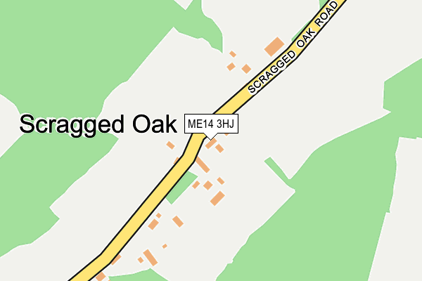 ME14 3HJ map - OS OpenMap – Local (Ordnance Survey) ME14 3HJ map - OS OpenMap – Local (Ordnance Survey)