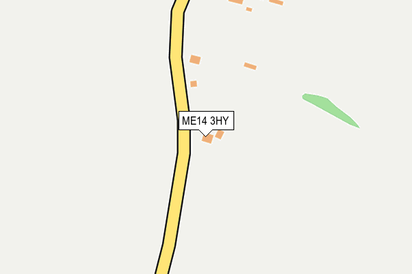 ME14 3HY map - OS OpenMap – Local (Ordnance Survey)