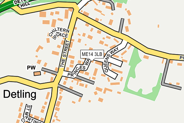 ME14 3LB map - OS OpenMap – Local (Ordnance Survey) ME14 3LB map - OS OpenMap – Local (Ordnance Survey)