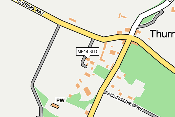 ME14 3LD map - OS OpenMap – Local (Ordnance Survey) ME14 3LD map - OS OpenMap – Local (Ordnance Survey)