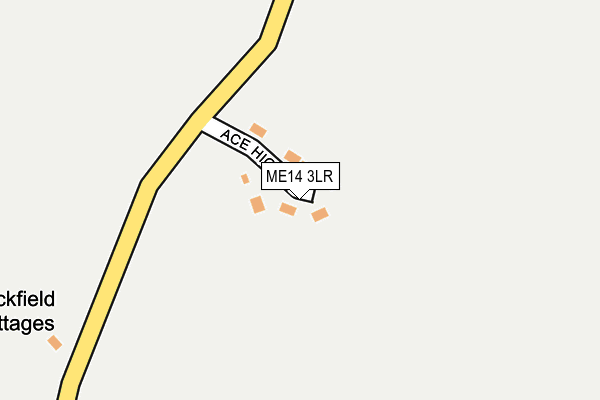 ME14 3LR map - OS OpenMap – Local (Ordnance Survey) ME14 3LR map - OS OpenMap – Local (Ordnance Survey)
